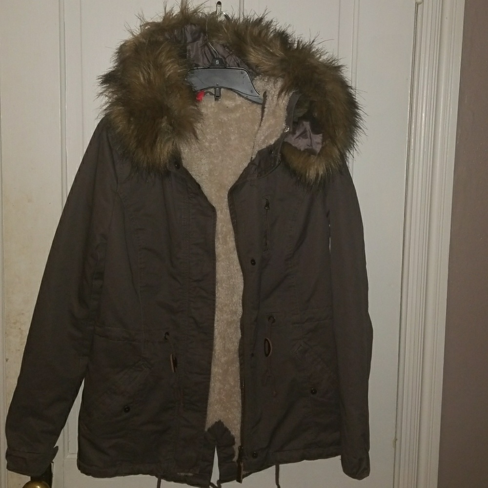 H&M Olive Green Parka